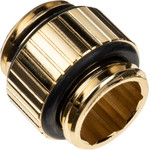 EK Water Blocks EK-Quantum Torque Micro G1/4 inch extension straight MM 7 - gold - (3831109849996)