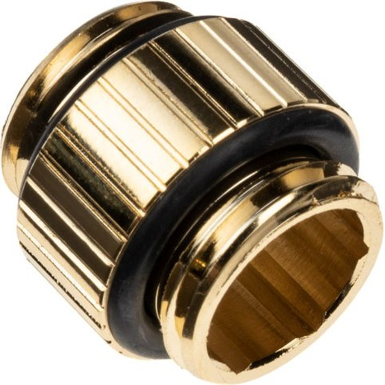 EK Water Blocks EK-Quantum Torque Micro G1/4 inch extension straight MM 7 - gold - (3831109849996)