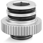 EK Water Blocks EK-Quantum Torque Push-In Adapter M 7 - Satin Titanium - (3831109909003)