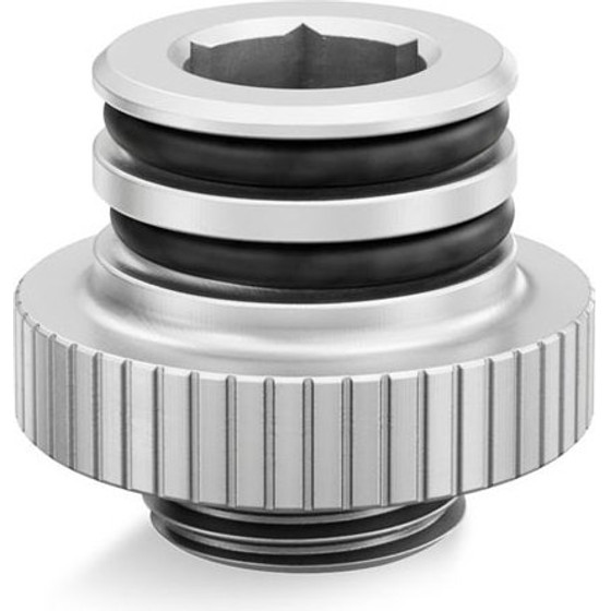 EK Water Blocks EK-Quantum Torque Push-In Adapter M 7 - Satin Titanium - (3831109909003)