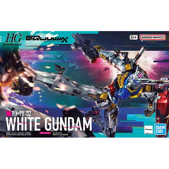 GUNPLA Hggq 1/144 RX-78-02 White Gundam - (MK69189)