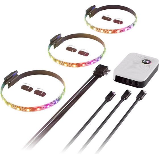 Hyte LS10 LED Strip x 3+ NP50 - (ACC-HYTE-LS10-B-3NP)
