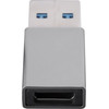 4smarts Adapter Passive USB-A 3.0 to USB-C 2 pcs. silver - (540275)