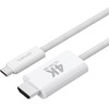4smarts Cabel USB-C do HDMI 2m white - (540955)