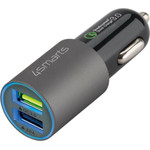4smarts Car Charger Charger Rapid 30W Quick Charge matte grey - (464458)