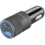 4smarts Car Charger Charger Rapid+ 27W Quick Charge PD grey black - (464448)