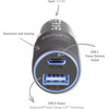 4smarts Car Charger Charger Rapid+ 27W Quick Charge PD grey black - (464448)