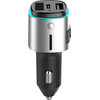 4smarts Car Charger Media&Assist 2 FM Bluetooth with Multimedia Input and Hands-Free Function silve - (456201)