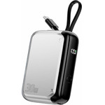4smarts Powerbank Pocket 10000mAh 30W with Built-in 15cm USB-C Cable silver - (541085)