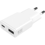 4smarts Wall Charger PDPlug Duos Slim 20W GaN USB-C, USB-A white - (541122)
