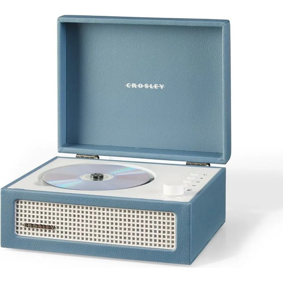 Crosley Voyager CD player Washed Blue - (CR3517A-WB)