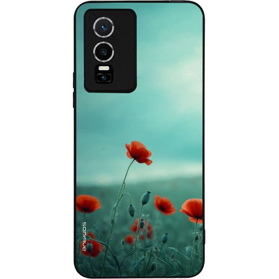 Sonique ���� Sunset in Eden Series ��� VIVO Y74s / VIVO Y76 5G Scarlet Poppy