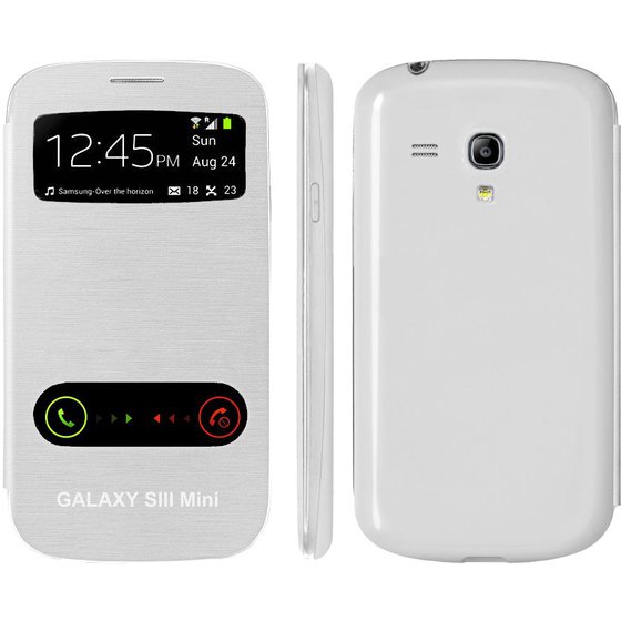 ���� ICASE SAMSUNG GALAXY S3 MINI I8190 FLIP TOUCH �����