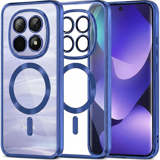 Techsuit - Luxury Crystal Magsafe - Xiaomi Redmi Note 15 5G / Note 15 4G / Poco M8 5G - Deep Blue