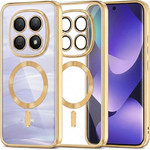 Techsuit - Luxury Crystal Magsafe - Xiaomi Redmi Note 15 5G / Note 15 4G / Poco M8 5G - Gold
