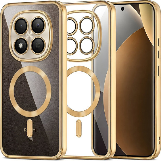 Techsuit - Luxury Crystal Magsafe - Xiaomi Redmi Note 15 Pro+ 5G / Poco M8 Pro 5G - Gold