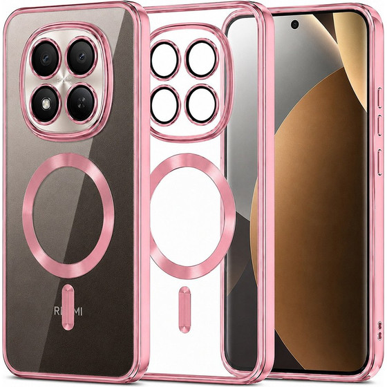Techsuit - Luxury Crystal Magsafe - Xiaomi Redmi Note 15 Pro+ 5G / Poco M8 Pro 5G - Pink