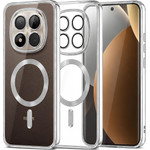 Techsuit - Luxury Crystal Magsafe - Xiaomi Redmi Note 15 Pro+ 5G / Poco M8 Pro 5G - Silver
