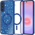 Techsuit - Luxury Glitter Magsafe - Samsung Galaxy A37 5G - Deep Blue