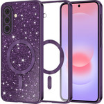 Techsuit - Luxury Glitter Magsafe - Samsung Galaxy A37 5G - Deep Purple