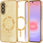 Techsuit - Luxury Glitter Magsafe - Samsung Galaxy A37 5G - Gold