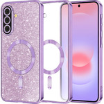 Techsuit - Luxury Glitter Magsafe - Samsung Galaxy A37 5G - Light Purple