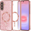 Techsuit - Luxury Glitter Magsafe - Samsung Galaxy A37 5G - Rose Gold