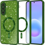 Techsuit - Luxury Glitter Magsafe - Samsung Galaxy A57 5G - Deep Green