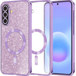 Techsuit - Luxury Glitter Magsafe - Samsung Galaxy A57 5G - Light Purple