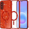 Techsuit - Luxury Glitter Magsafe - Samsung Galaxy A57 5G - Red