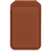 Satechi Leather Wallet With stand, Compatible With Magsafe Vegan Leather Wallet Stand brown
