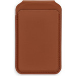Satechi Leather Wallet With stand, Compatible With Magsafe Vegan Leather Wallet Stand brown