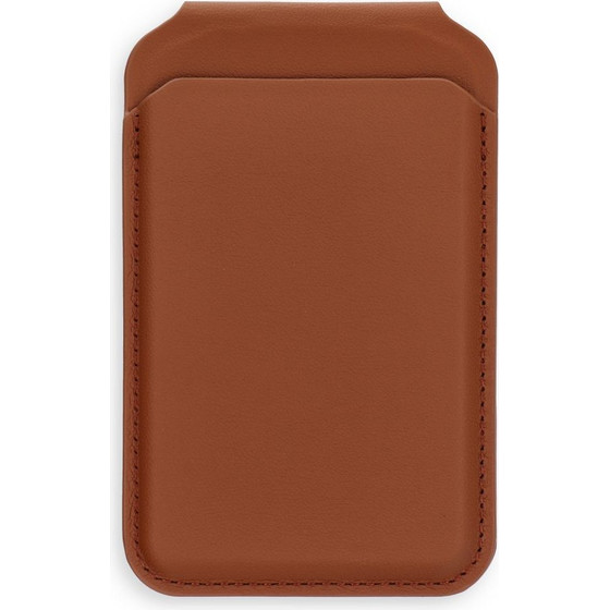 Satechi Leather Wallet With stand, Compatible With Magsafe Vegan Leather Wallet Stand brown