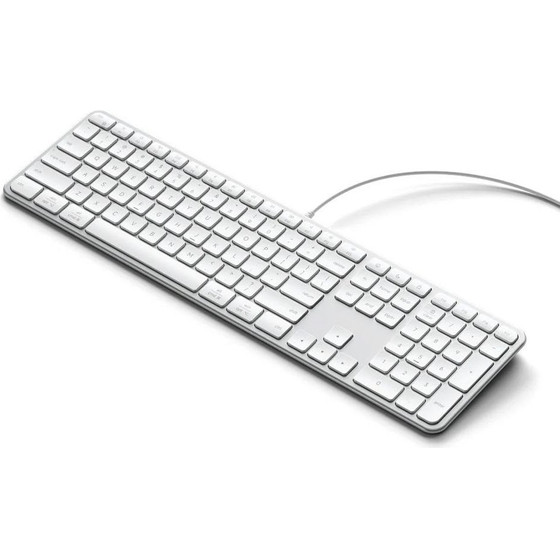 Satechi Wired Keyboard Usb A/Usb C Qwerty Dual (Mac/Windows) Slim LX3 Wired silver