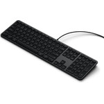 Satechi Wired Keyboard Usb A/Usb C Qwerty Dual (Mac/Windows) Slim LX3 Wired Space black
