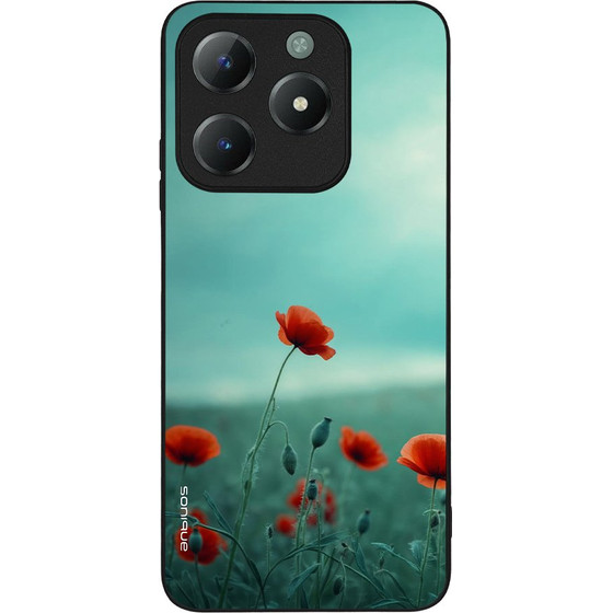Sonique ���� Sunset in Eden Series ��� Realme C61 4G / Realme C63 4G / Realme Note 60X 4G Scarlet Poppy