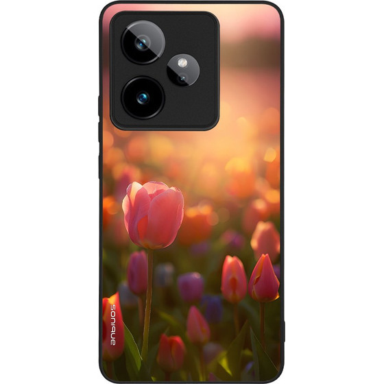 Sonique ���� Sunset in Eden Series ��� Realme GT 7 5G / Realme GT 7T 5G Tulip Velvet