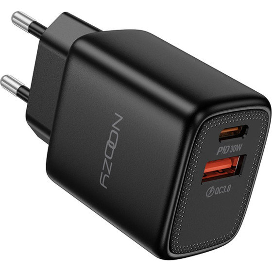 Noozy ��������� �������� Rogue E35 PD30W+QC3.0 USB-C Max PD 30W USB-A Max 18W ������