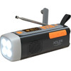 Adler Emergency radio Solar panel / Crank / Powerbank 4500 mAh Black - (AD 1920)