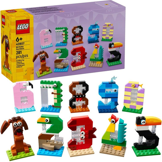 Lego Birthday Numbers - (40807)