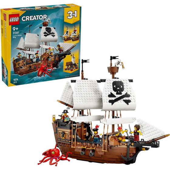 Lego Creator 3 In 1 Iconic Pirate Ship - (31387)