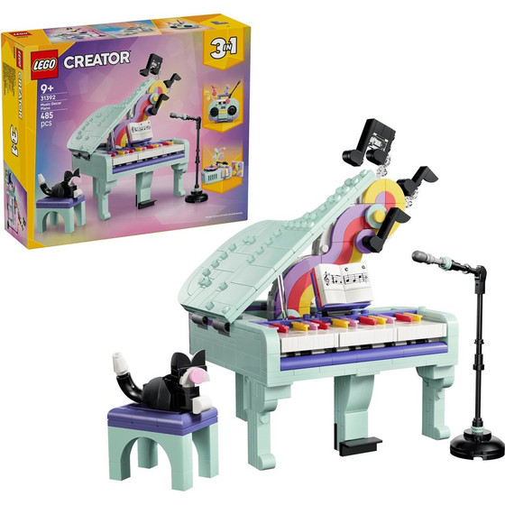 Lego Creator 3 In 1 Music Decor Piano With Cat - (31392)