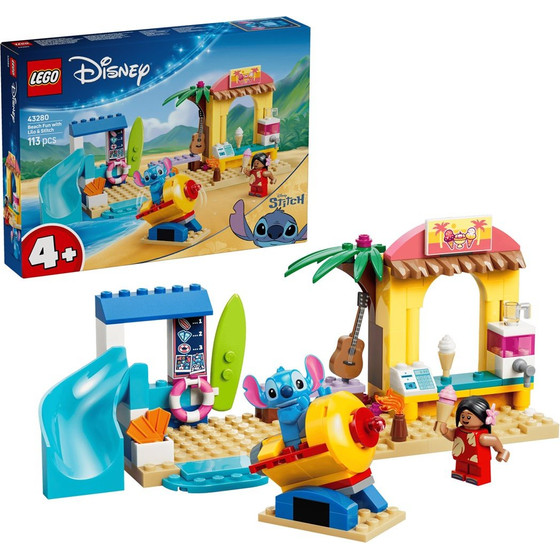 Lego Disney Beach Fun With Lilo & Stitch - (43280)