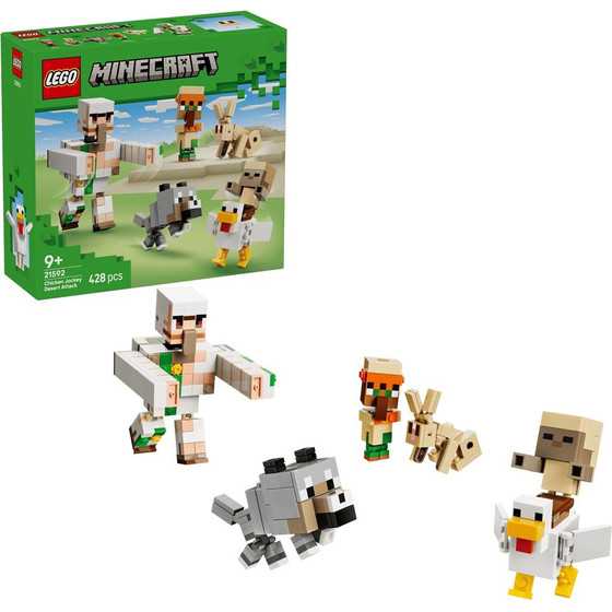 Lego Minecraft Chicken Jockey Desert Attack - (21592)