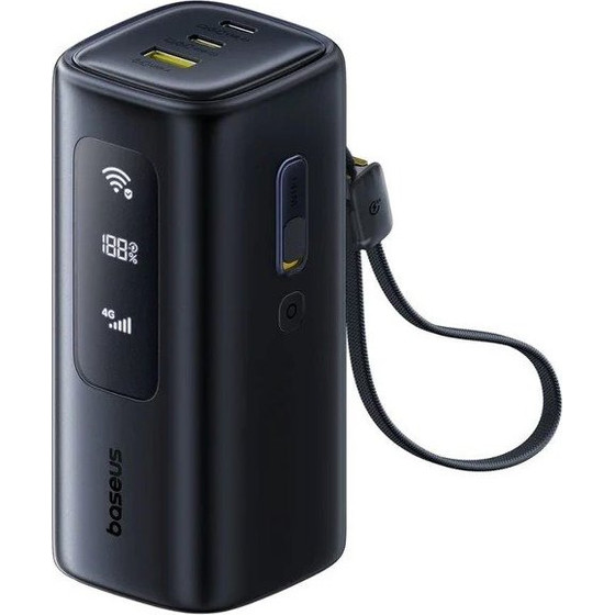 Baseus Energeek GX11 Mifi 67W Powerbank 20000mAh Cosmic Black - (E0025701)