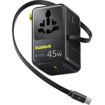 Baseus Picogo AG11 Fast Universal 45W Travel Charger Cosmic Black - (E0307F00)