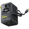 Baseus Picogo AG11 Fast Universal 45W Travel Charger Cosmic Black - (E0307F00)