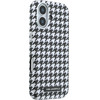 Karl Lagerfeld Pu Houndstooth Resin Plate Magsafe Case For Iphone 17 Black - (KLHMP17S6PFPDPK)