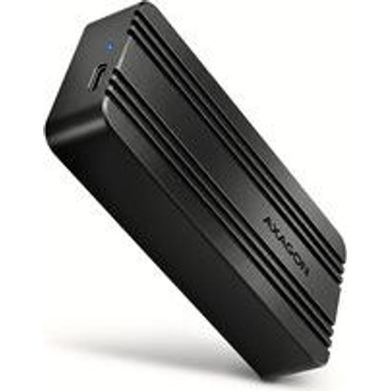 Axagon M.2-case, USB4, 40 Gbit/s, NVMe, Aluminium - Black - (EEM2-40G)