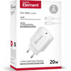 Element ��������� ������� Gan Pd 20W 1 �����, �� ������o USB-C 65W 1m ����� - (CH-150C)